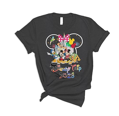 Reiseurlaub 2023 2024, Trip Essentials Shirts, Land Family Matching Shirts, Mickey &amp; Minnie personalisiertes Familienoutfit, individuelle Reise-T-Shirts 