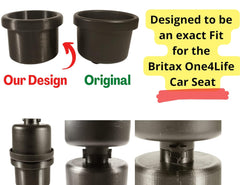 Cup Holder compatible with the Britaxx One4Life Child's Car Seat (Single Cup Holder)
