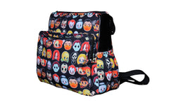 Bolsa de pañales Chibi Horror. Bolsa de pañales de terror. Bolsa de pañales Chibi de terror. Bolsa de pañales 