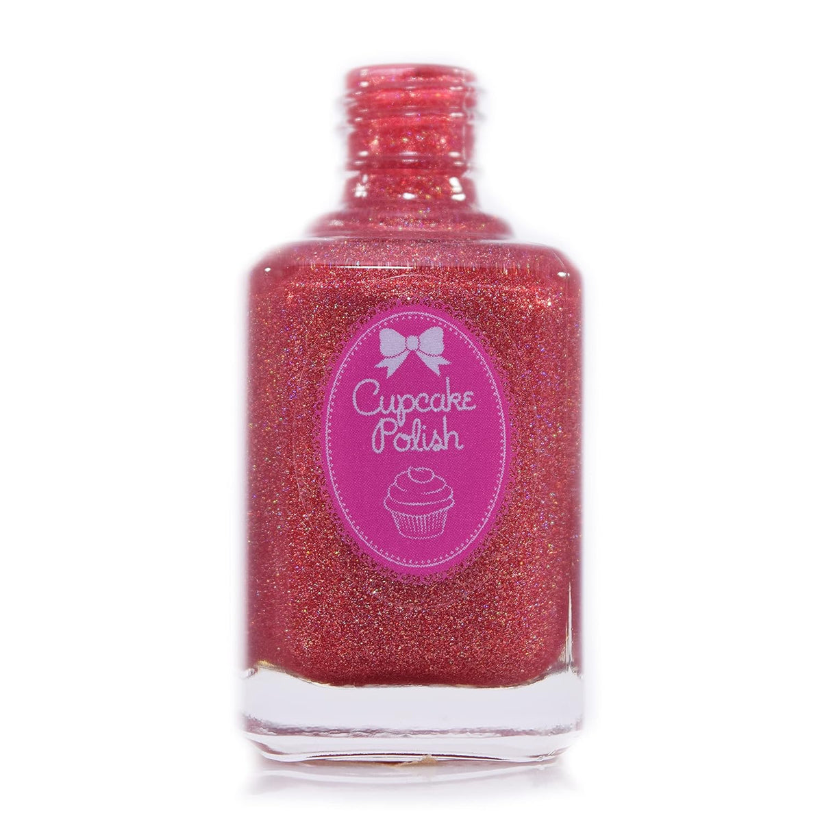 Apple-y Ever After - red holographic nail polish by Cupcake Polish