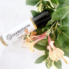 Honeysuckle Perfume Oil, Natural Organic Botanical, Pure Essential Oil Blend Roll-On by Shamarwyn